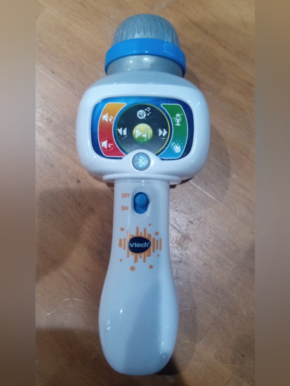 VTech Blue & White Kids Bluetooth Karaoke Microphone